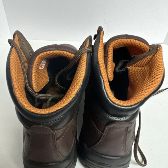 Timberland Pro Mens 6” Titan Waterproof Boot Brown Size 11W - Picture 4 of 6